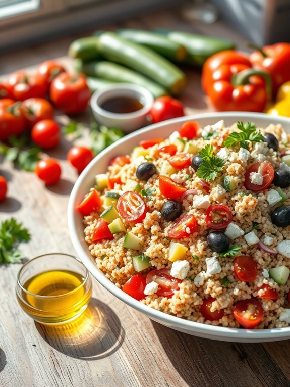 10 Delicious and Refreshing Summer Salad Recipes for a Healthy Season 3 healthy mediterranean quinoa dish