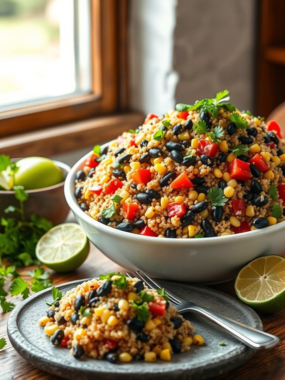 10 Budget-Friendly Vegetarian Recipes for Saving Money 5 healthy quinoa black bean salad