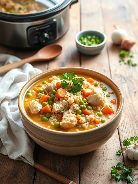 12 Delicious Slow Cooker Stew Recipes for Hearty Meals 3 hearty chicken rice stew