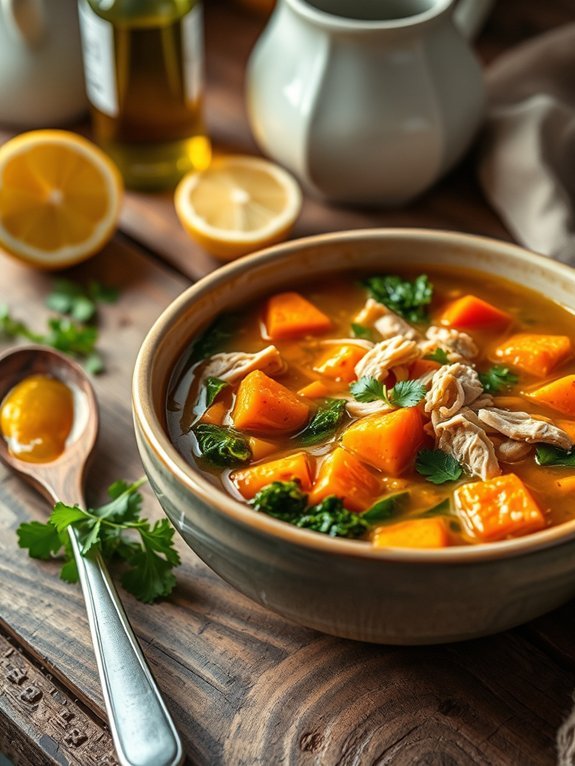 12 Nutritious and Filling Soup Recipes for Healthy Eating 5 hearty chicken sweet potato soup