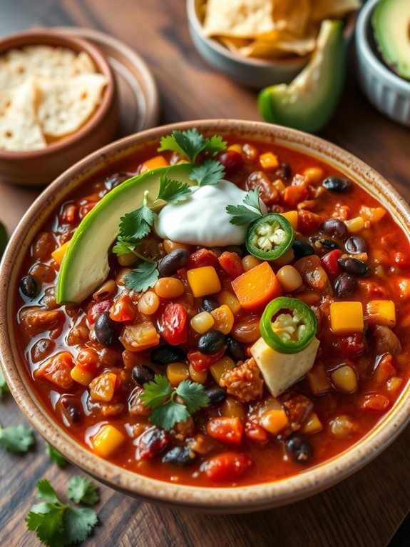 10 Simple Slow Cooker Recipes for Busy Days 4 hearty plant based chili recipe