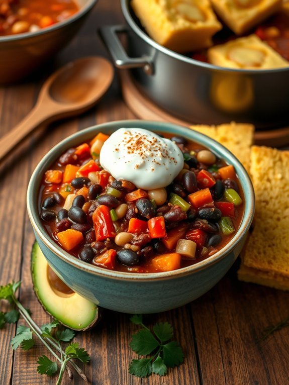 10 Best Game Day Chili Recipes to Spice Up Your Football Feast 4 hearty vegetarian chili recipe