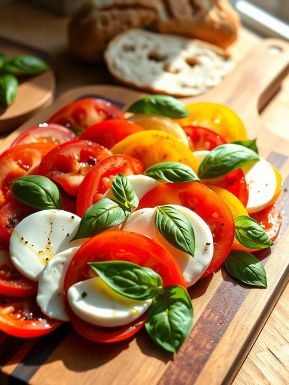 10 Delicious Summer Recipes Featuring Fresh Seasonal Produce 2 heirloom tomato basil salad