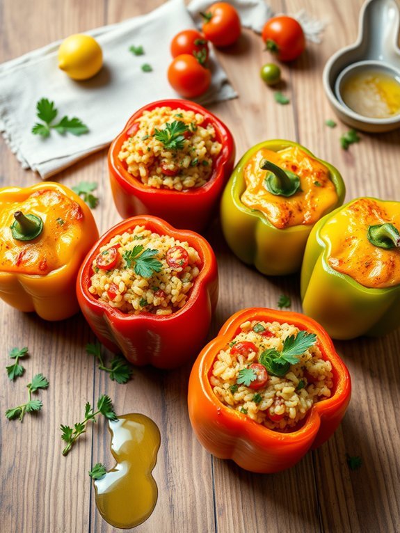 20 Delicious Mediterranean Diet Recipes You'll Adore for Healthy Eating 11 herb filled rice peppers