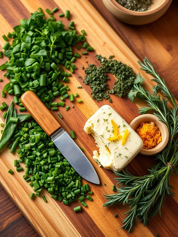 12 Easy and Delicious Ways to Cook With Fresh Herbs 9 herb infused flavored butter recipes
