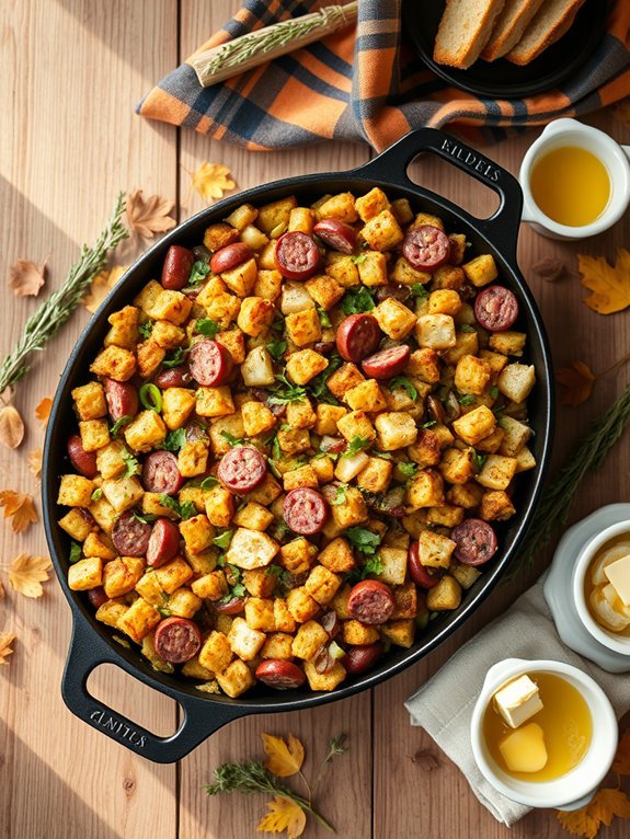 10 Delicious Thanksgiving Side Dishes Everyone Will Adore 5 herbed sausage stuffing recipe