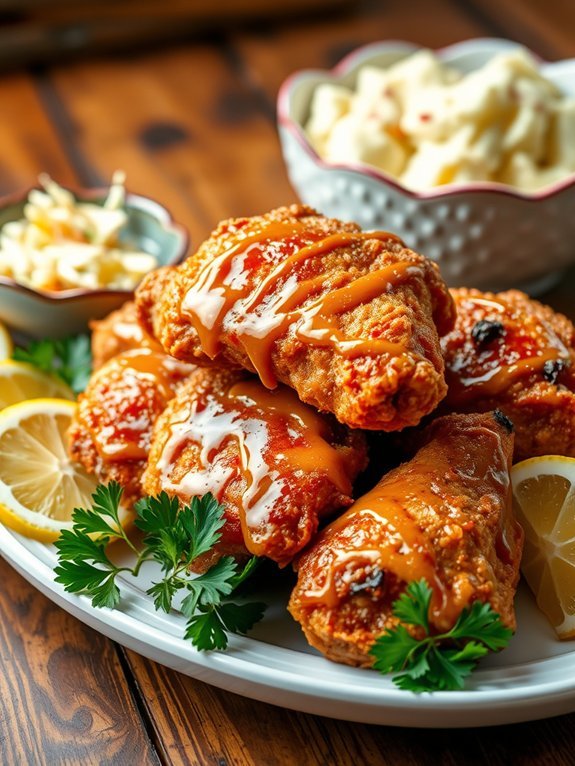 honey mustard glazed chicken