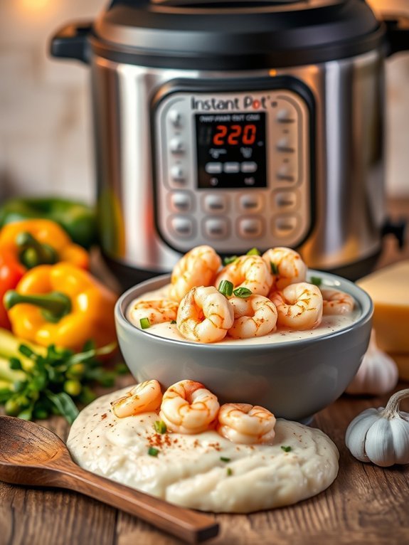 instant pot shrimp grits
