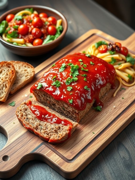 italian meatloaf with marinara