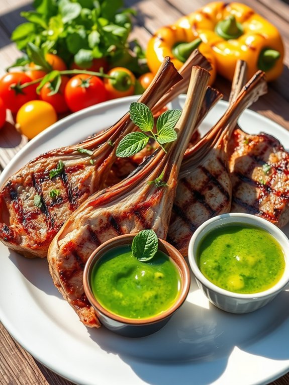 Top 10 BBQ Recipes for Perfect Summer Grilling 10 juicy lamb chops with mint
