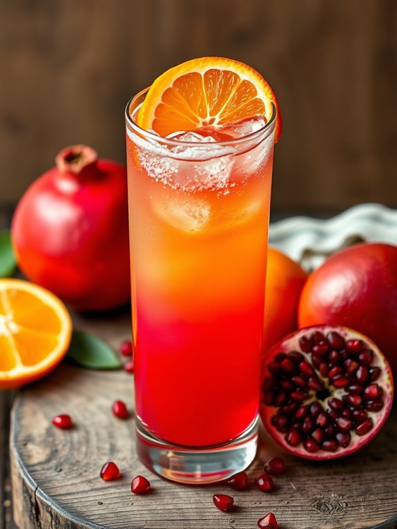 12 Refreshing Non-Alcoholic Mocktail Recipes for Every Occasion 6 juicy red dawn drink