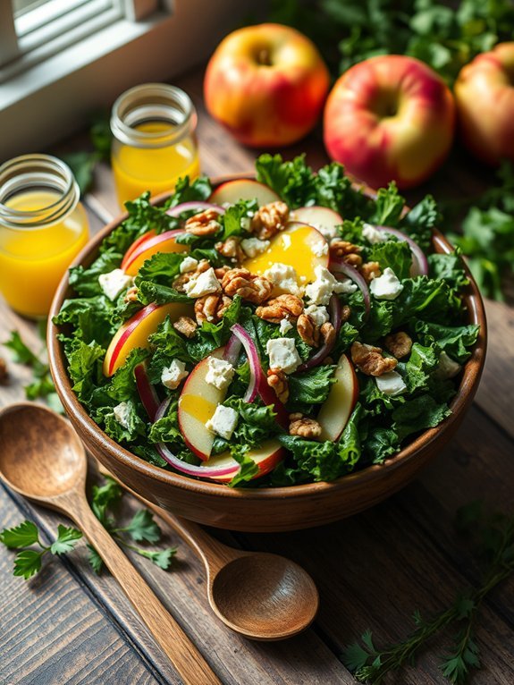 15 Fresh and Delicious Spring Salad Recipes Featuring Seasonal Ingredients 6 kale apple salad recipe