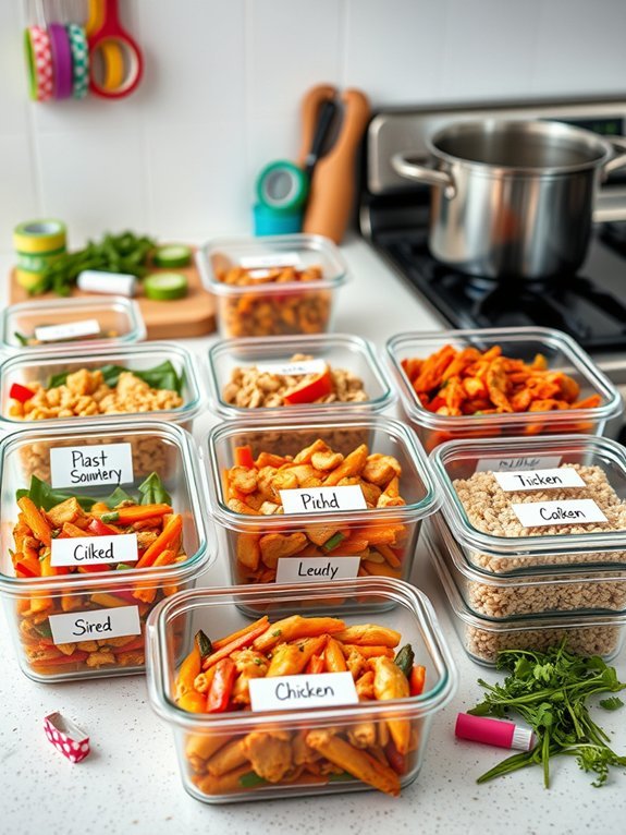 10 Simple Meal Prep Ideas for Weekly Planning 7 label your meals daily