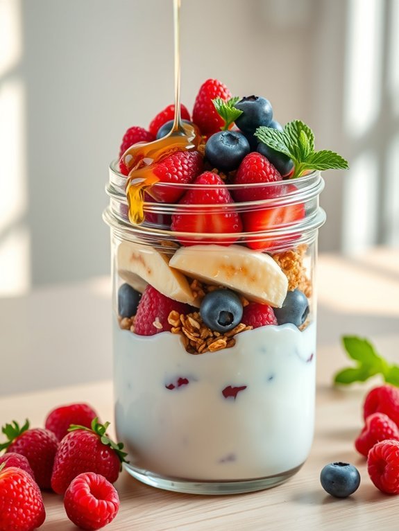 15 Simple and Healthy Breakfast Meal Prep Ideas for Busy Mornings 5 layered greek yogurt dessert