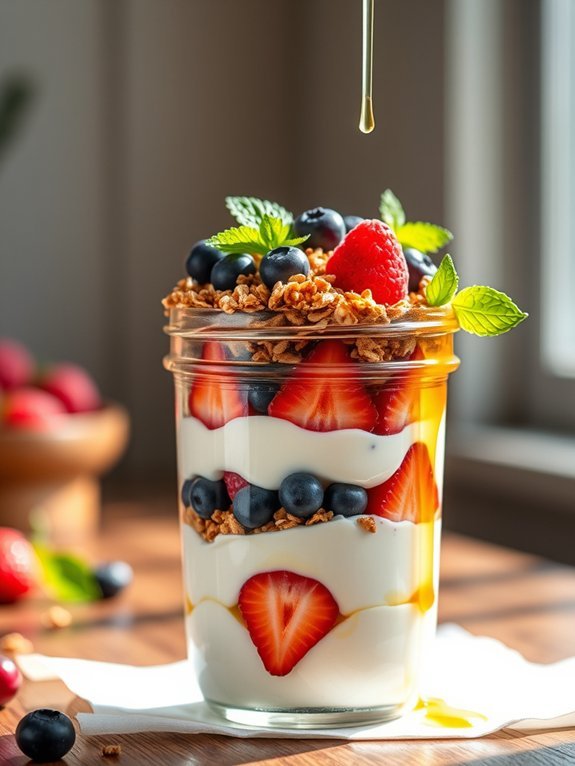 12 Simple After-School Snack Ideas That Kids Will Love 2 layered yogurt with granola