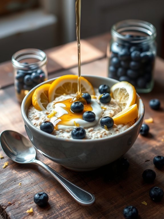 20 Quick and Easy Oatmeal Recipes for a Healthy Breakfast 17 lemon blueberry overnight oats