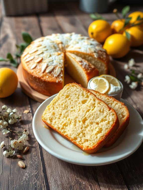 10 Delicious Low-Sugar Desserts That Satisfy Your Sweet Tooth 10 lemon flavored almond cake