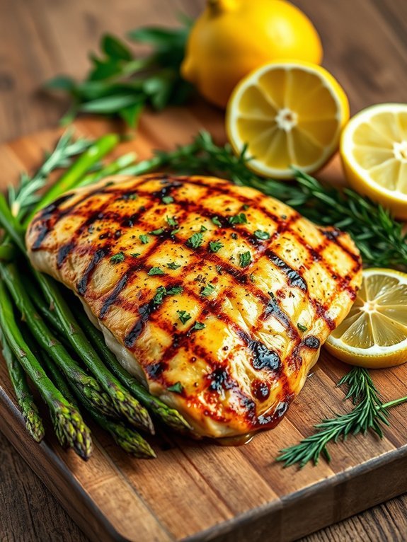 lemon herb chicken asparagus