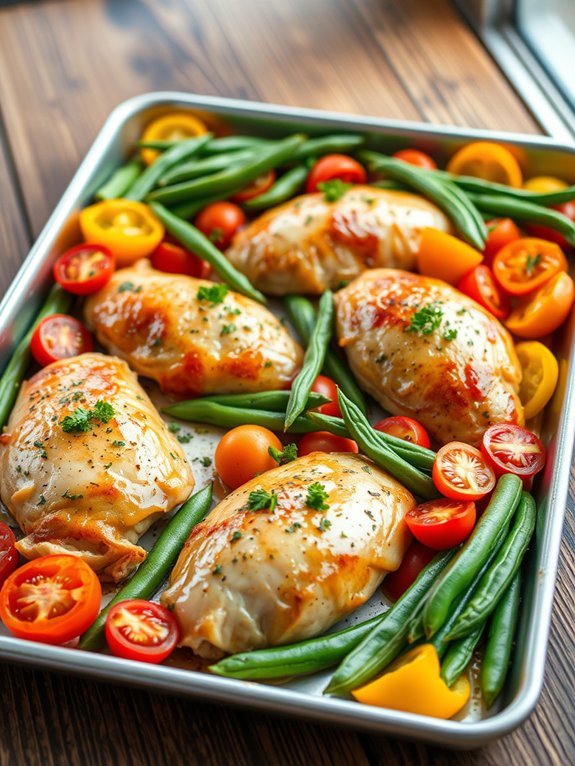 12 Easy Sheet Pan Dinner Recipes for Quick and Effortless Cooking 2 lemon herb chicken recipe