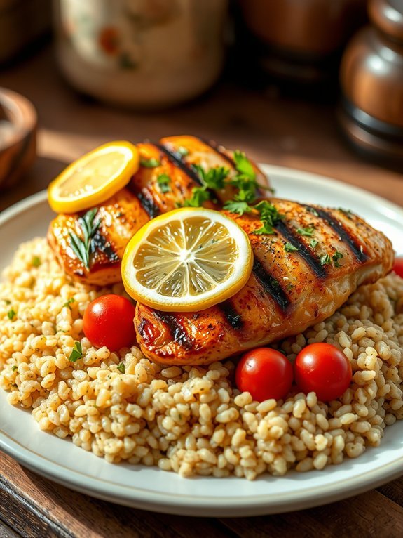 lemon herb grilled chicken