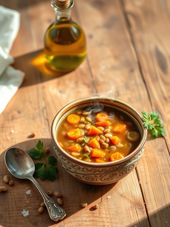 lentil soup with vegetables