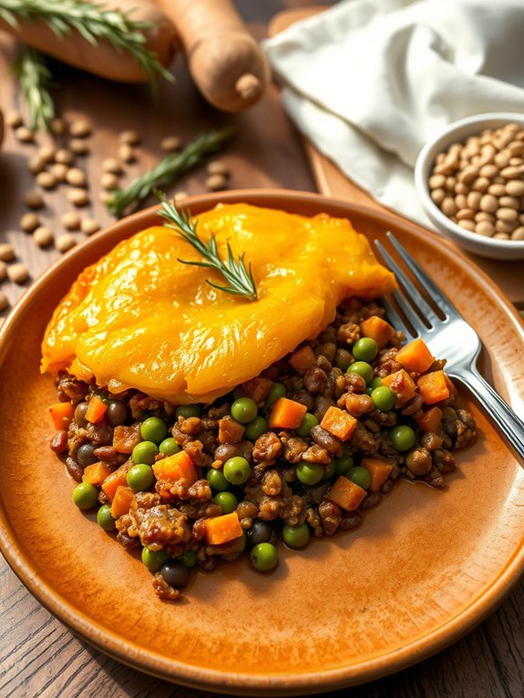 lentil sweet potato casserole