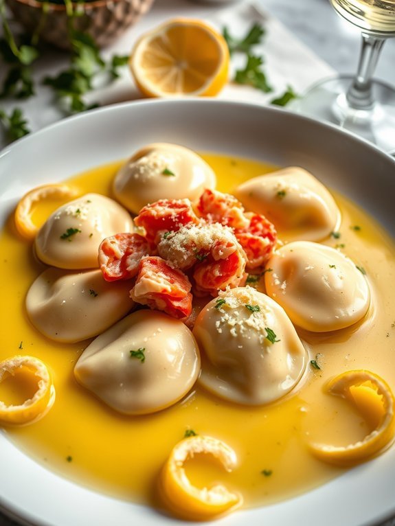 15 Gourmet Pasta Recipes You Can Easily Create at Home 3 lobster ravioli with sauce