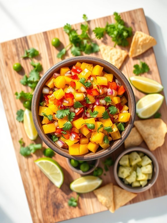 15 Easy and Quick Dip Recipes for Any Occasion 9 mango salsa with spice