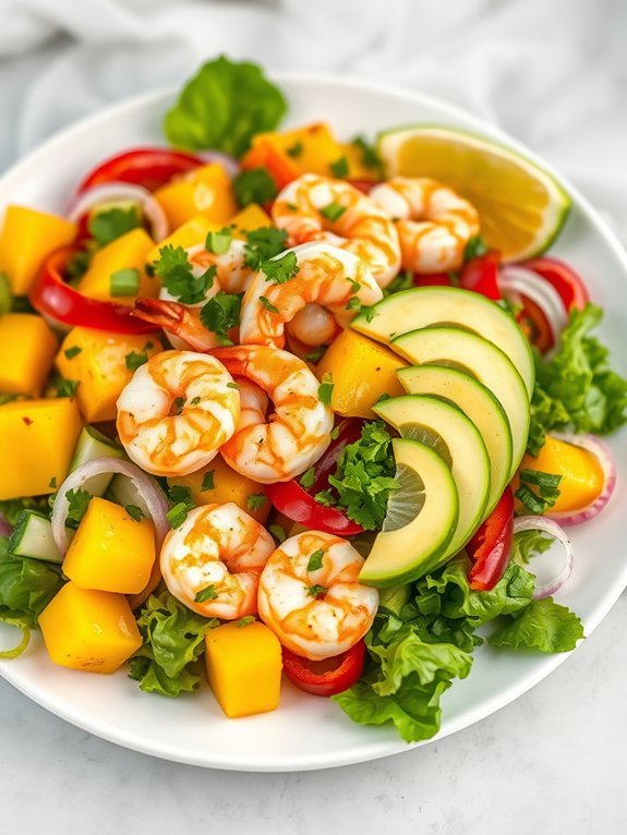 10 Delicious and Refreshing Summer Salad Recipes for a Healthy Season 10 mango shrimp tropical salad