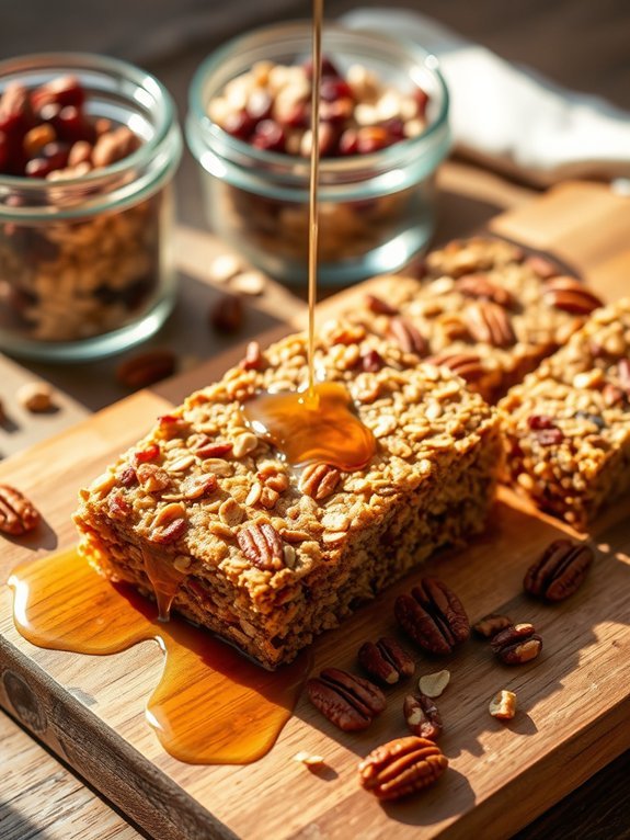 Top 10 Easy Homemade Granola Bar Recipes for Healthy Snacking 9 maple pecan granola bars