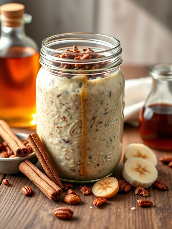 15 Delicious Overnight Oats Recipes for Easy Meal Prep 5 maple pecan oatmeal recipe