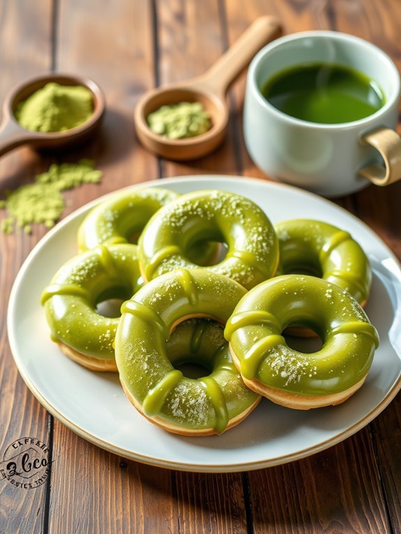 12 Must-Try Homemade Donut Recipes You'll Love 10 matcha flavored green tea donuts