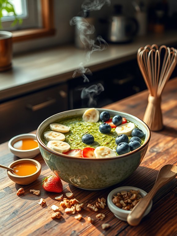20 Quick and Easy Oatmeal Recipes for a Healthy Breakfast 18 matcha infused oatmeal recipe