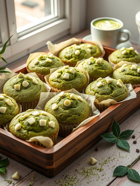 12 Delicious and Unique Muffin Recipes to Try for Baking Enthusiasts 10 matcha muffins with chocolate