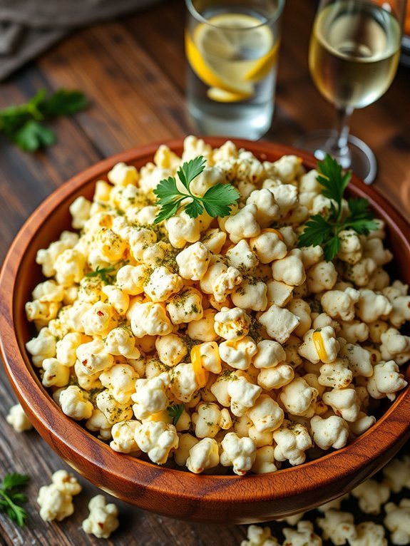 10 Delicious Savory Popcorn Recipes You Need to Try 4 mediterranean flavored popcorn snack