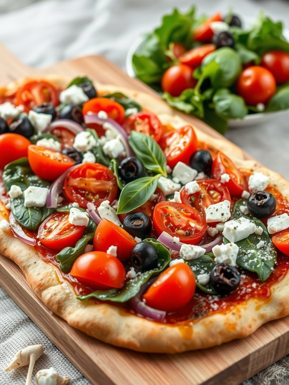 10 Delicious Homemade Pizza Recipes for Family Pizza Night 9 mediterranean inspired flatbread pizza