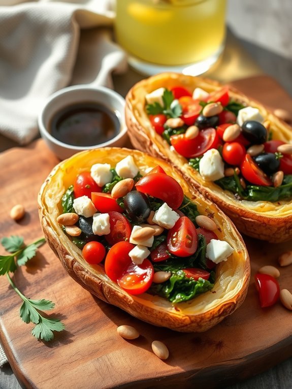 12 Crispy Air Fryer Potato Recipes for Perfectly Golden Fries and Sides 12 mediterranean stuffed potatoes recipe