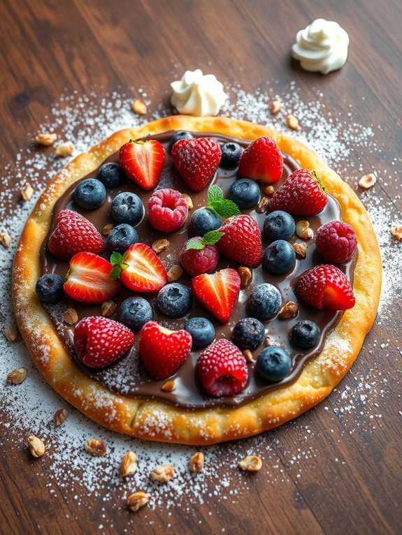 10 Delicious Homemade Pizza Recipes for Family Pizza Night 11 nutella berry dessert pizza
