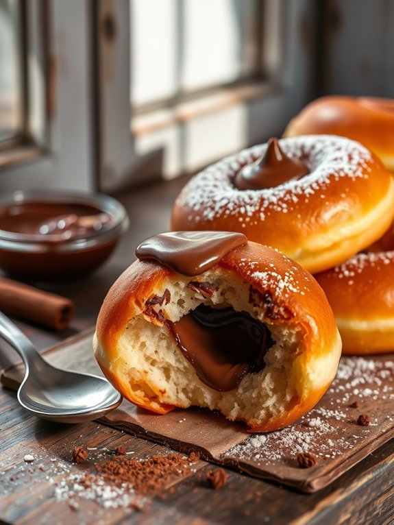 10 Easy Homemade Fluffy Donut Recipes You'll Love 9 nutella filled delightful pastries