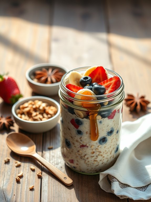 10 Easy Batch Cooking Recipes for a Stress-Free Week Ahead 6 nutritious overnight fruit oats