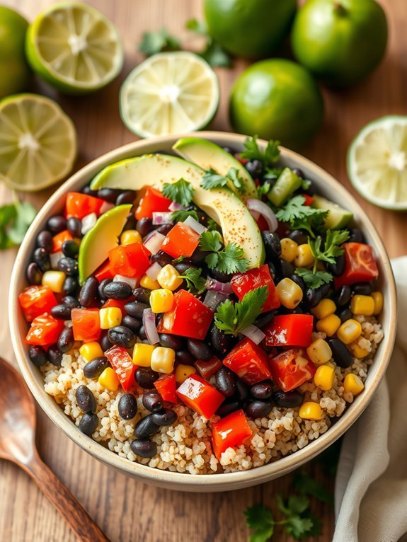 12 Delicious High-Protein Vegan Recipes for Optimal Nutrition 2 nutritious quinoa black bean salad