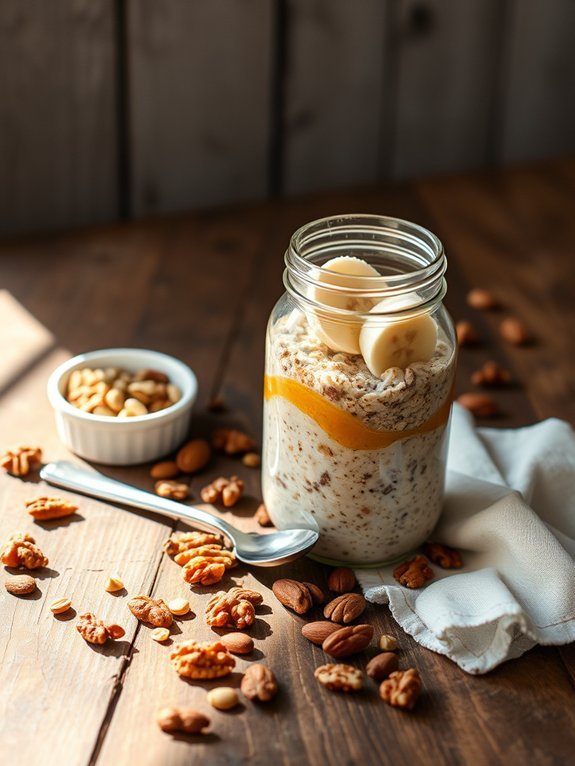 15 Delicious Overnight Oats Recipes for Easy Meal Prep 2 nutty banana overnight oats