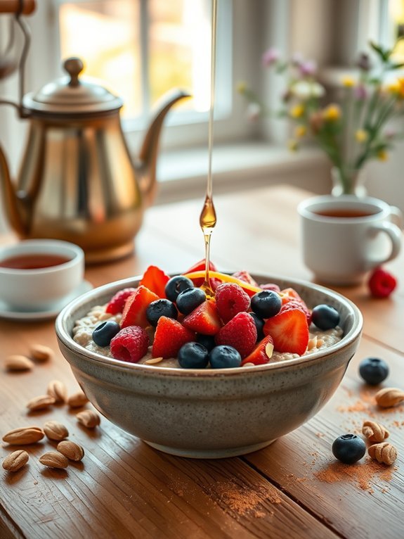 10 Quick and Easy Breakfast Recipes for Busy Mornings 11 nutty berry oatmeal bowl