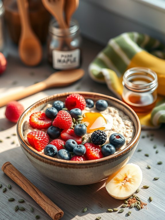 20 Quick and Easy Oatmeal Recipes for a Healthy Breakfast 14 nutty berry oatmeal delight