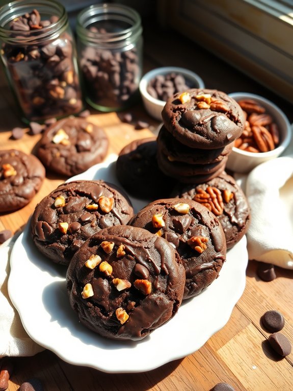 10 Irresistible Brownie Recipes for Chocolate Lovers 11 nutty brownie batter cookies