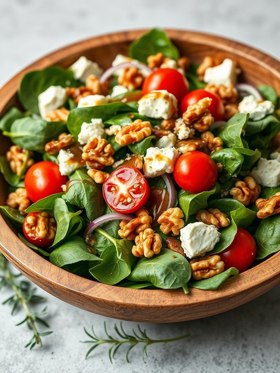 15 Delicious Keto Salad Recipes to Elevate Your Low-Carb Menu 15 nutty cheese salad delight