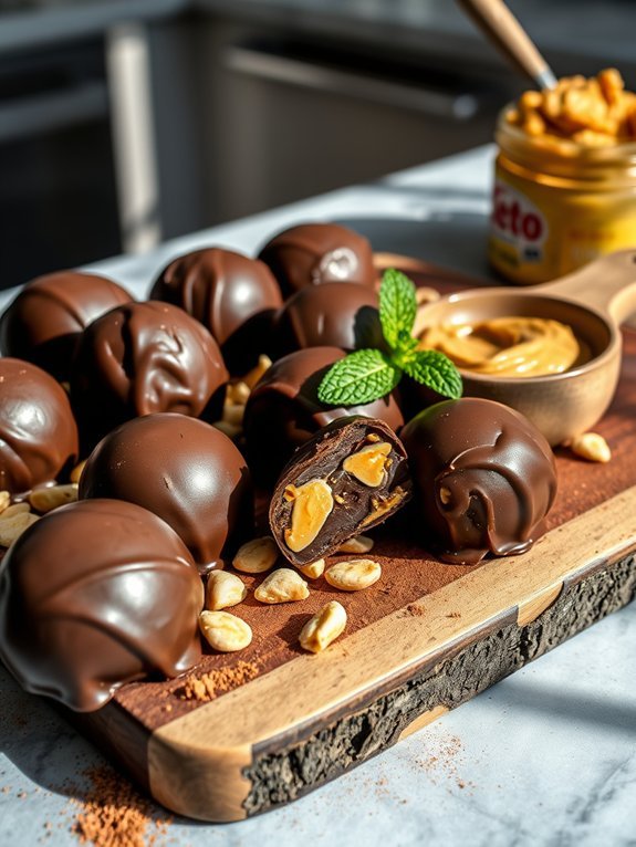 nutty chocolate energy bites