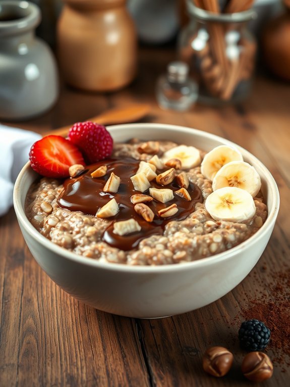 20 Quick and Easy Oatmeal Recipes for a Healthy Breakfast 15 nutty chocolate oatmeal bliss