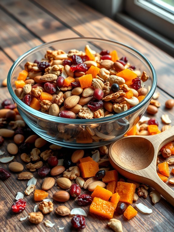10 Nutritious Snack Ideas for Work and School to Boost Energy and Productivity 6 nutty dried fruit blend