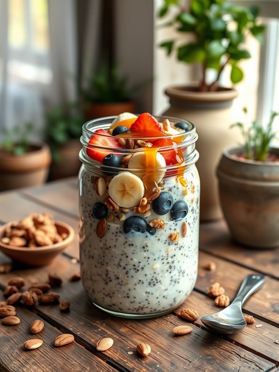 10 Nutritious Snack Ideas for Work and School to Boost Energy and Productivity 4 nutty seed overnight oats